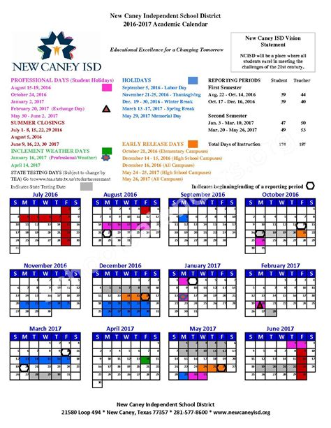 Ncisd Calendar